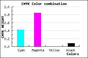 #8924EB color CMYK mixer