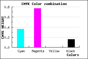 #8932D6 color CMYK mixer