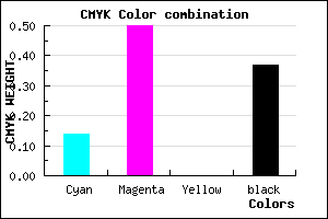 #8950A0 color CMYK mixer
