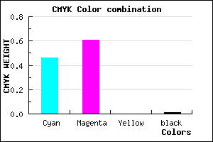 #8963FD color CMYK mixer