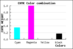 #8A00D4 color CMYK mixer
