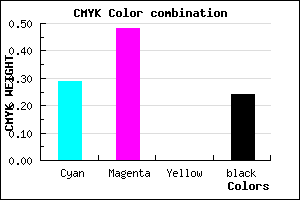 #8A64C2 color CMYK mixer