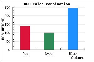 rgb background color #8A65F6 mixer