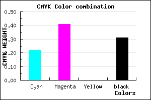 #8A68B0 color CMYK mixer
