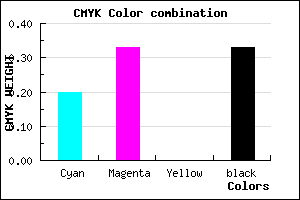 #8A74AC color CMYK mixer