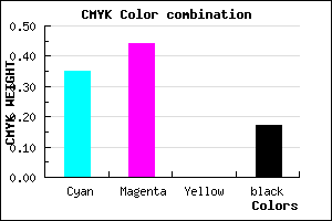 #8A77D3 color CMYK mixer