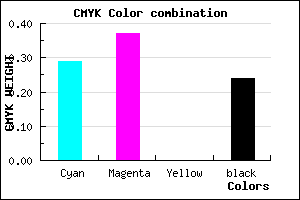 #8A7AC2 color CMYK mixer