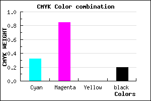 #8A1FCB color CMYK mixer