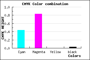 #8A2BF8 color CMYK mixer
