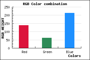 rgb background color #8A3ED5 mixer