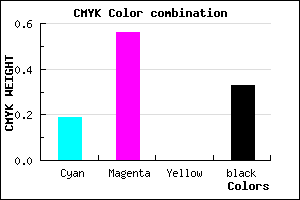 #8A4BAB color CMYK mixer