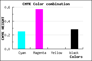 #8A50B8 color CMYK mixer