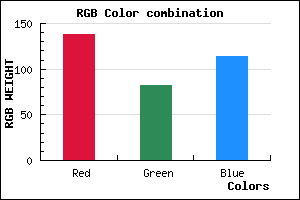 rgb background color #8A5272 mixer