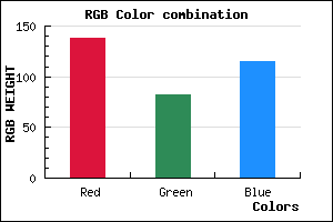 rgb background color #8A5273 mixer