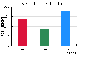 rgb background color #8A54B4 mixer