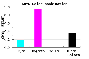 #8A09A9 color CMYK mixer
