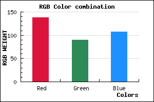 rgb background color #8A5A6B mixer