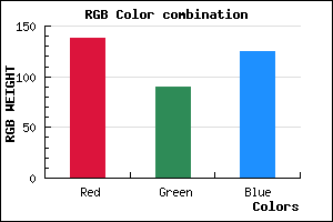 rgb background color #8A5A7D mixer