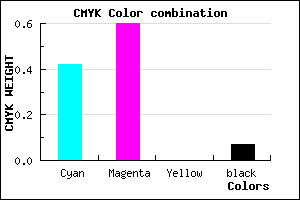 #8A5EEC color CMYK mixer