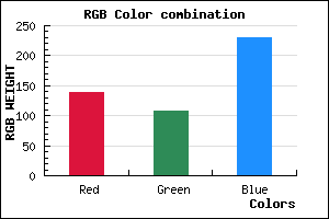 rgb background color #8B6CE6 mixer