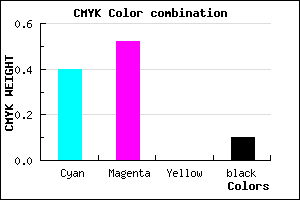 #8B6EE6 color CMYK mixer