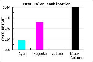 #8B7098 color CMYK mixer