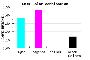 #8B77DB color CMYK mixer