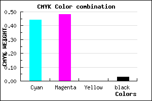 #8B82F8 color CMYK mixer
