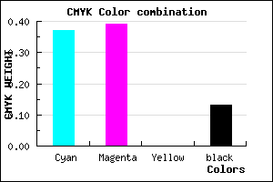 #8B88DE color CMYK mixer