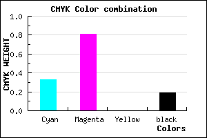 #8B28CE color CMYK mixer