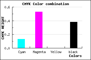 #8B4B9F color CMYK mixer