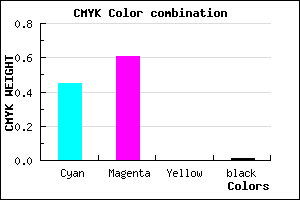 #8B62FD color CMYK mixer