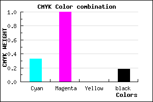 #8C00D2 color CMYK mixer