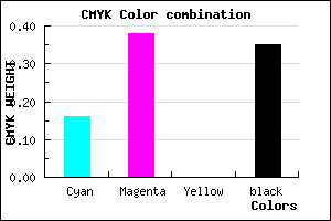 #8C67A7 color CMYK mixer