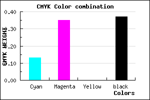 #8C68A0 color CMYK mixer
