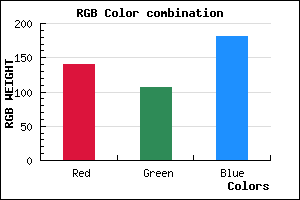 rgb background color #8C6BB5 mixer