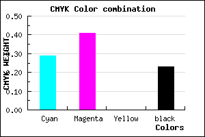 #8C74C4 color CMYK mixer