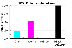 #8C7A9A color CMYK mixer