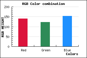 rgb background color #8C7A9A mixer