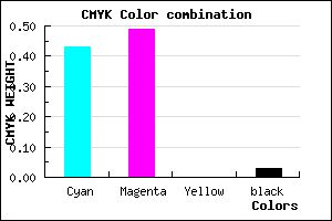 #8C7EF7 color CMYK mixer