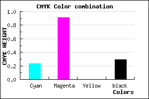 #8C10B6 color CMYK mixer