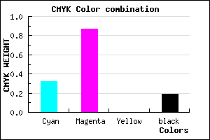 #8C1ACE color CMYK mixer