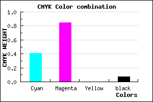 #8C23EE color CMYK mixer