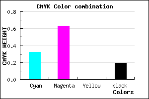 #8C4CCE color CMYK mixer