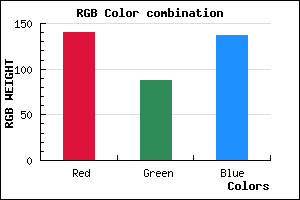 rgb background color #8C5889 mixer