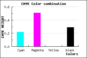 #8C58B4 color CMYK mixer