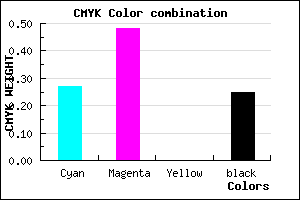 #8D64C0 color CMYK mixer