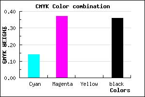 #8D67A4 color CMYK mixer