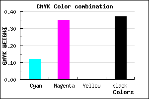 #8D68A0 color CMYK mixer