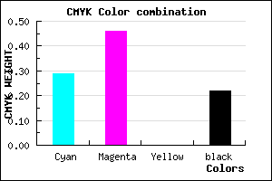 #8D6BC7 color CMYK mixer